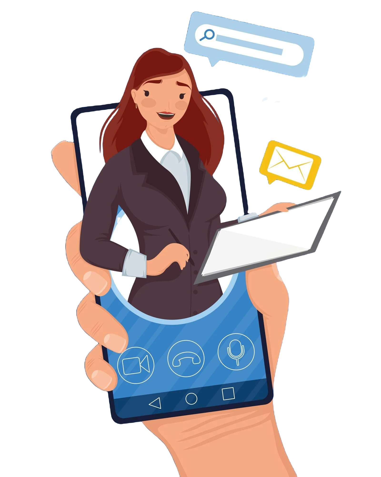 Contact illustration